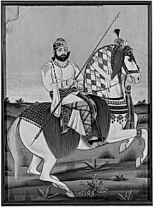 Equestrian Portrait by Unknown Artist