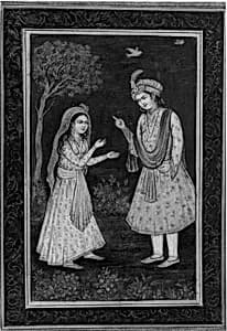 Royal Lovers in a Landscape Setting by Unknown Artist