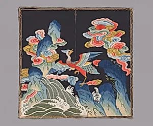 Rank Badge with Mandarin Duck by Unknown Artist