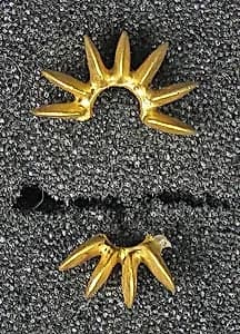 Earring with Fused Discs by Unknown Artist