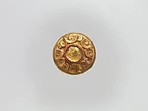 Cap-Shaped Plaque with Lion by Unknown Artist