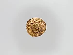 Cap-Shaped Plaque with Lion by Unknown Artist