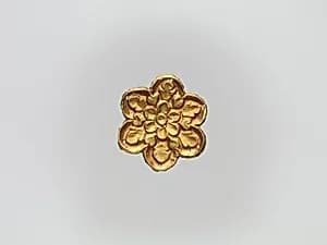 Flower-Shaped Clothing Plaque by Unknown Artist
