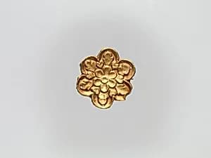 Flower-Shaped Clothing Plaque by Unknown Artist