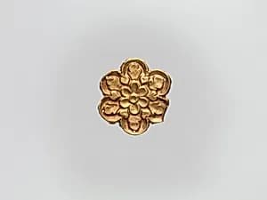Flower-Shaped Clothing Plaque by Unknown Artist