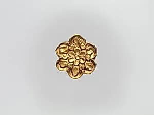Flower-Shaped Clothing Plaque by Unknown Artist