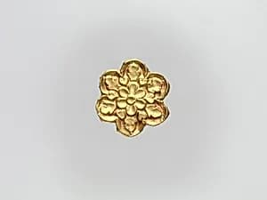 Flower-Shaped Clothing Plaque by Unknown Artist