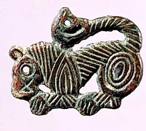 Plaque in the Shape of a Tiger by Unknown Artist