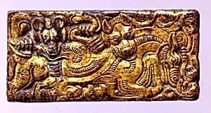Belt Buckle with Animal-Combat Scene by Unknown Artist