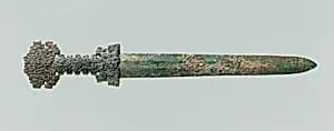 Short Sword with Ornate Handle by Unknown Artist