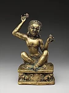 Mahasiddha, Possibly Campaka, the Flower King by Unknown Artist