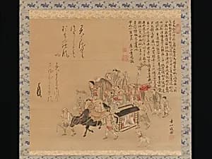 Pilgrims Travelling to Ise by Chōgō
