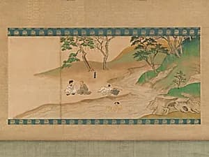 Section of Jin'o-ji Engi Emaki by Unknown Artist