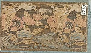 Textile Sample from Sample Book by Unknown Artist