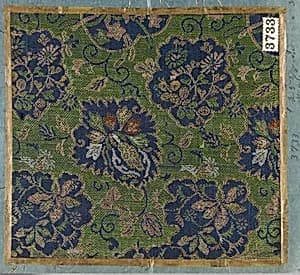Textile Sample from Sample Book by Unknown Artist