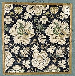Textile Sample from Sample Book by Unknown Artist