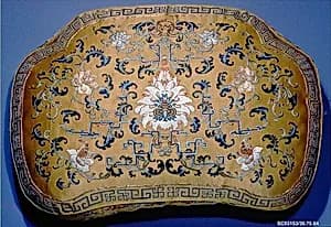 On of a Pair of Cushion Covers by Unknown Artist