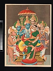 Rampanchayatam (Ram’s assembly) by Unknown Artist
