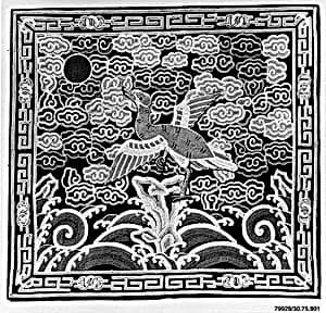Woman's Rank Badge with Wild Goose by Unknown Artist