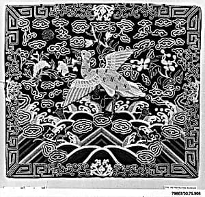 Woman's Rank Badge with Wild Goose by Unknown Artist