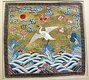Rank Badge with Egret by Unknown Artist