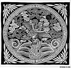 Woman's Rank Badge with Wild Goose by Unknown Artist
