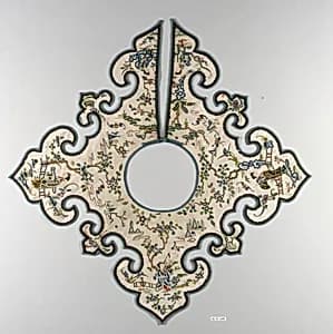 Collar with Design of Ruyi-Head Scepters by Unknown Artist