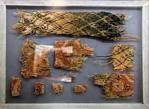 Fragment of Woven Silk by Unknown Artist