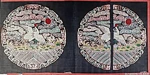 Rank Badge with Crane by Unknown Artist