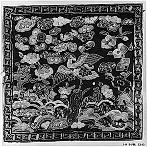 Rank Badge with Mandarin Duck by Unknown Artist