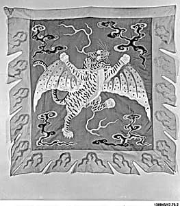 Banner (one of a pair) by Unknown Artist