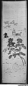 Screen Panel from Set of Six by Unknown Artist