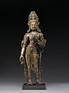 The Bodhisattva Avalokiteshvara in the Form of Padmapani, the Lotus Bearer by Unknown Artist