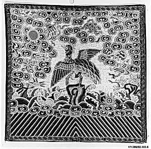 Rank Badge with Quail by Unknown Artist