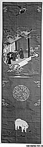One of a Set of Twelve Chair Strips by Unknown Artist