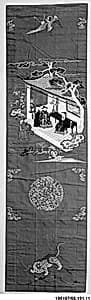 One of a Set of Twelve Chair Strips by Unknown Artist