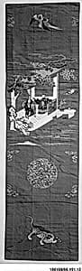 One of a Set of Twelve Chair Strips by Unknown Artist