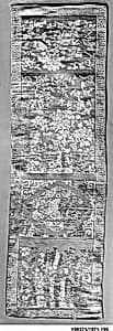 Chair Strip with Flowers and Decorative Rocks by Unknown Artist