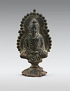 Enthroned Buddha Finial by Unknown Artist