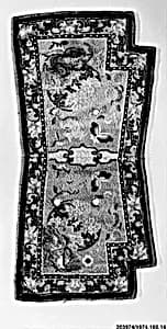 Saddle Rug with Floral Roundels by Unknown Artist
