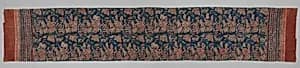 Ceremonial Textile Decorated with Female Courtesans with Attendants and Parrots by Unknown Artist
