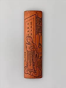 Wrist Rest with Scene from "The West Chamber" by Unknown Artist