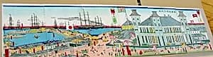 View of the Seafront at Yokohama and the British Trading House by Utagawa (Gountei) Sadahide