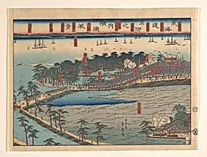 Landscape View at Yokohama (Yokohama fūkei) by Utagawa (Gountei) Sadahide