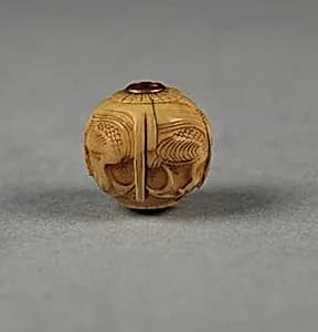 Carved Bead by Unknown Artist