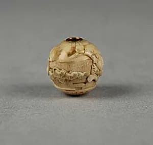 Carved Bead by Unknown Artist