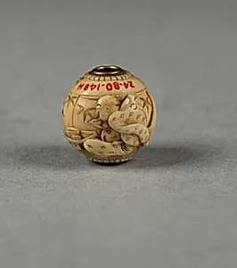 Carved Bead by Unknown Artist
