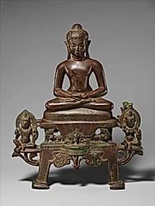 Enthroned Jina, Probably Neminatha by Unknown Artist
