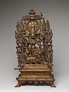 The Goddess Durga Slaying the Demon Buffalo Mahisha by Unknown Artist