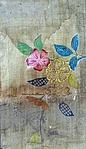 Piece from a Summer Kosode (katabira) with Blossoming Cherry Branch by Unknown Artist